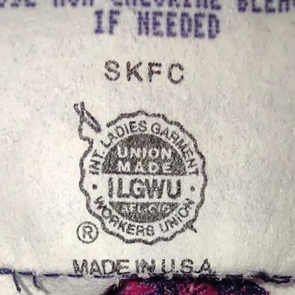 KORET SPORT VINTAGE 1980, HOT PINK & DARK BLUE PLAID SPRING OR FALL GOLF 16R - Picture 11 of 11